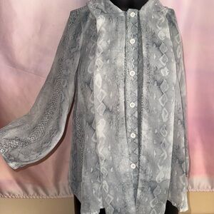 Fashion Nova Snake Print Hoodie